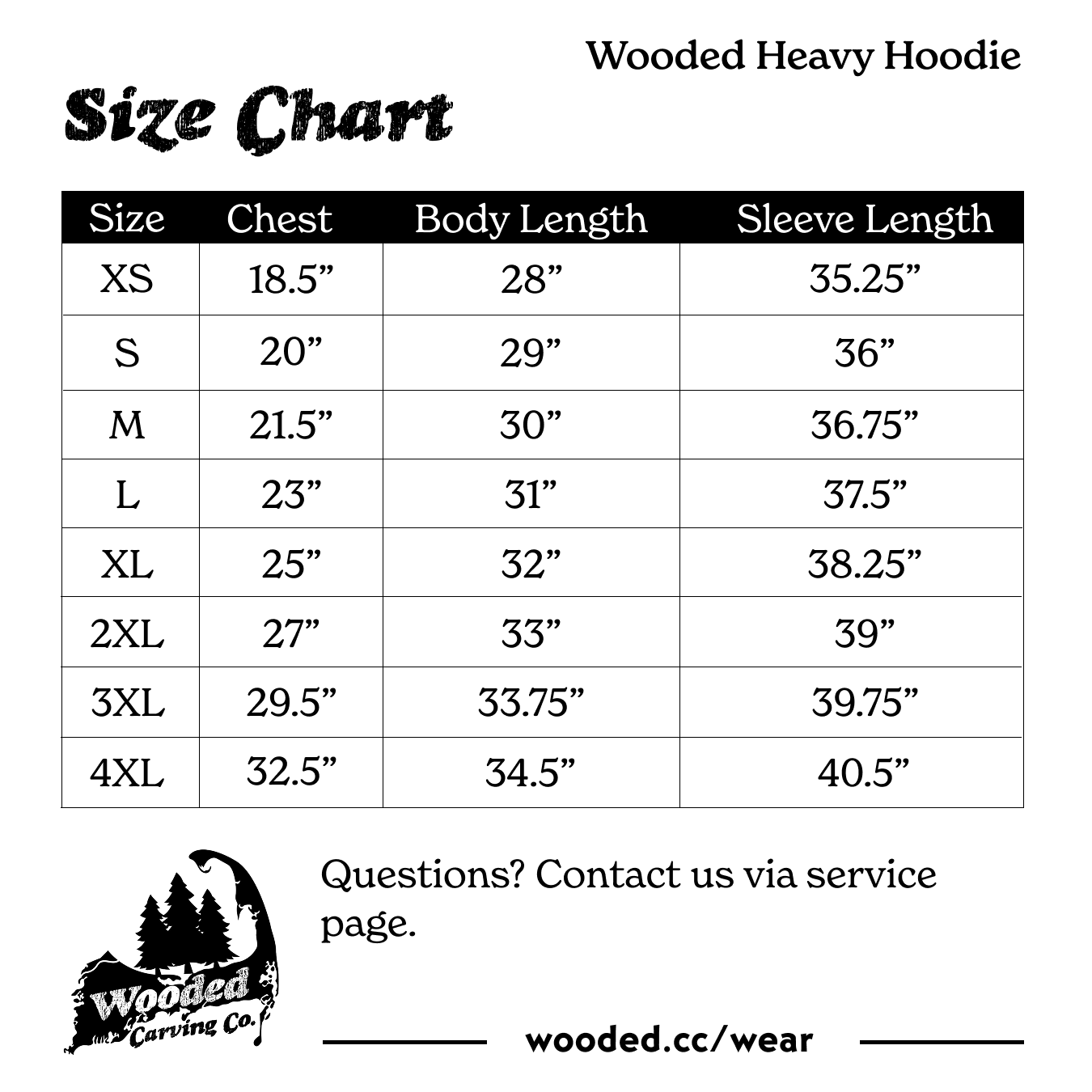 Wooded Heavy Hoodie