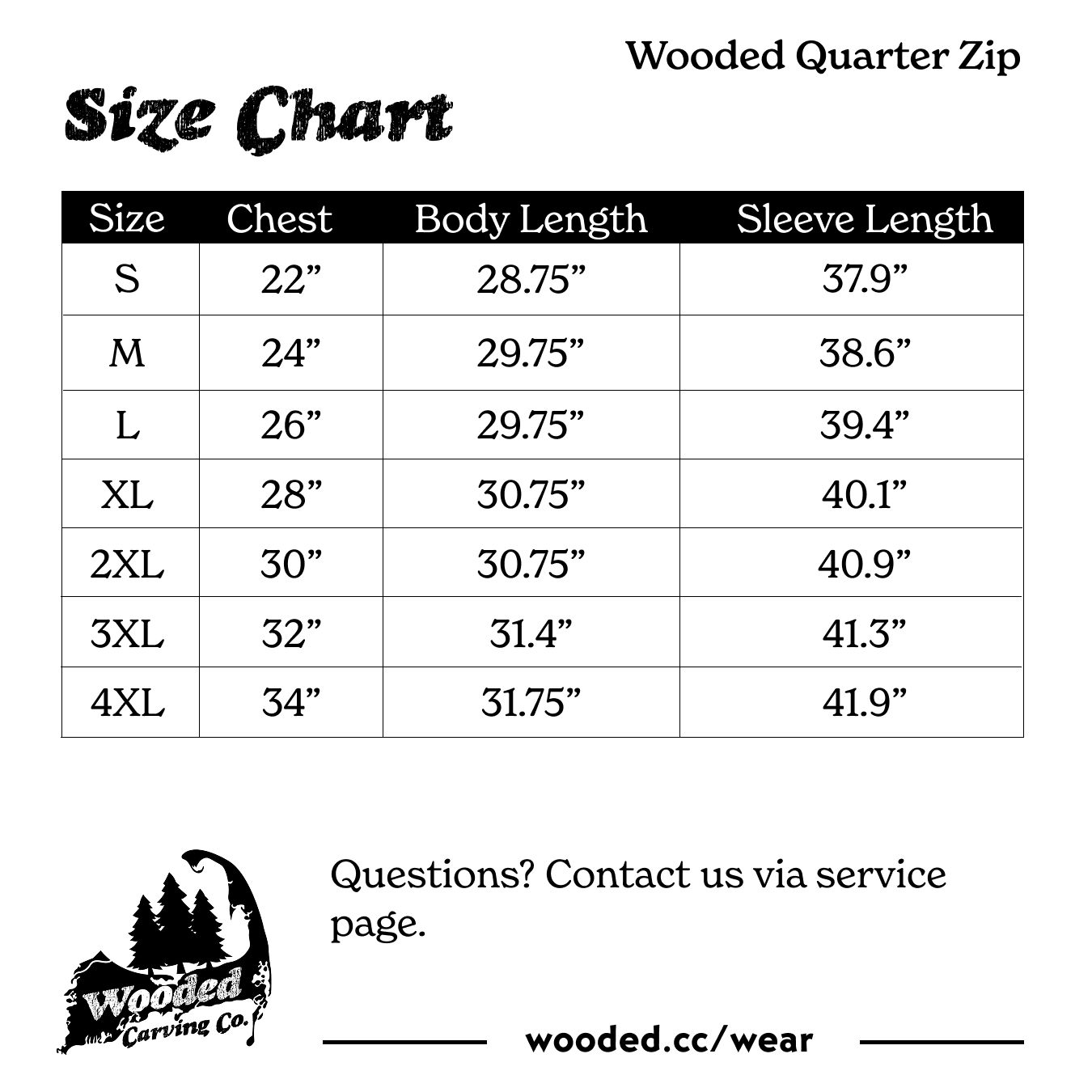 Wooded Quarter Zip Pullover