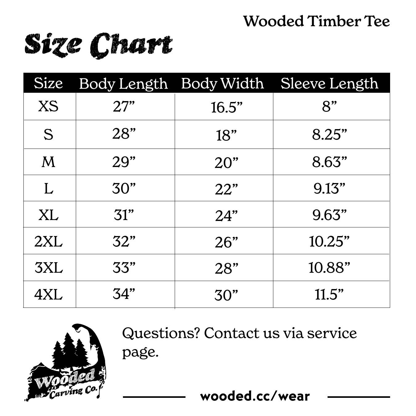 Wooded Timber Tee
