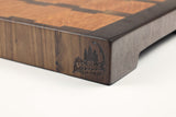 Corner detail of Rocky Road No. 8 showing the Wooded logo