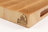 Corner detail of Maple_Dream27 showing the Wooded logo