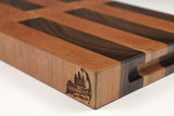 Corner detail of First Sundae showing the Wooded logo