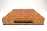 Handle-end view of Cherrantula, Cherry end-grain cutting board