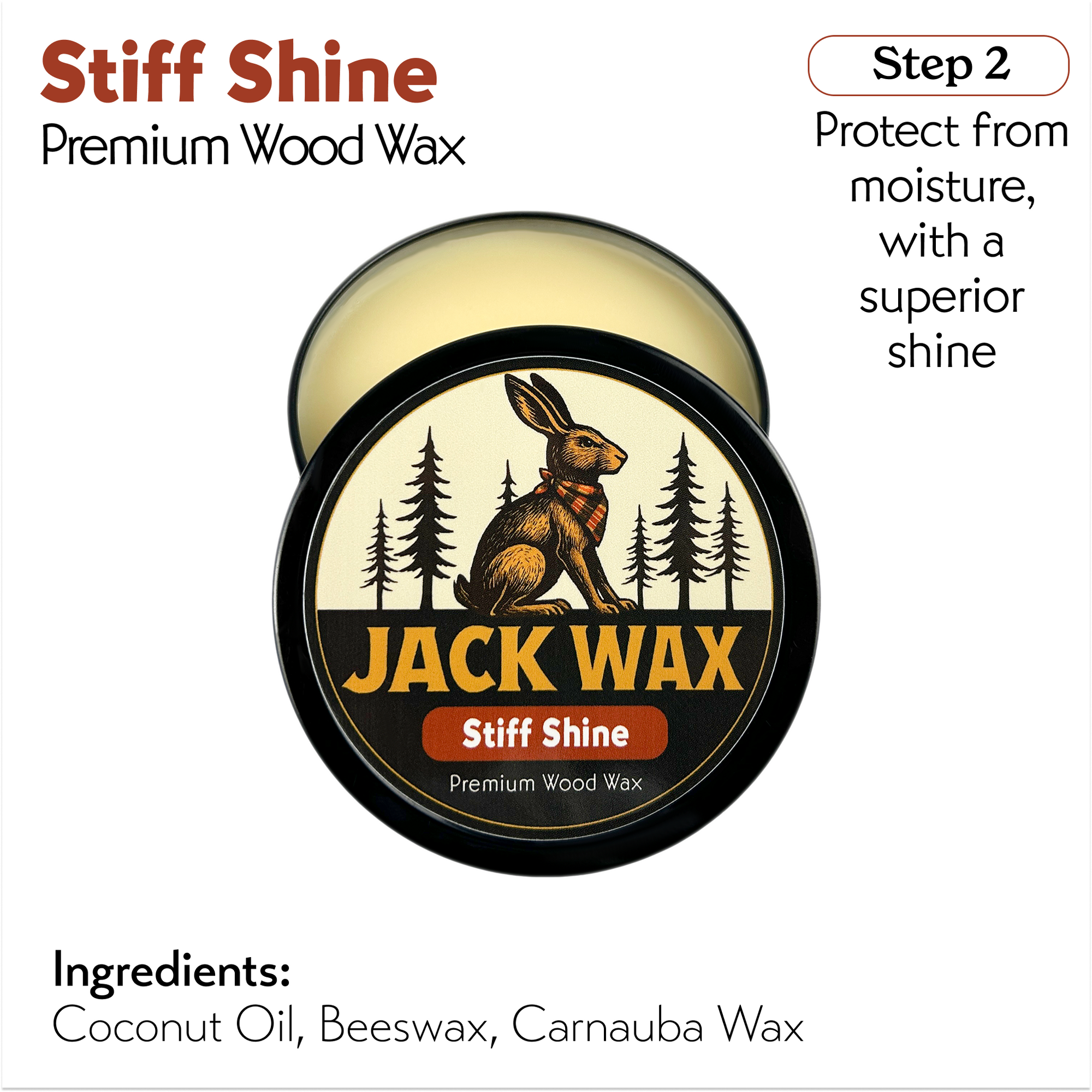 Jack Wax Stiff Shine, 3 oz