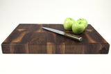 Side mid-angle of Fitz & Deco with knife and fruit for scale