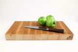 Side mid-angle of Maple_Dream27 with knife and fruit for scale
