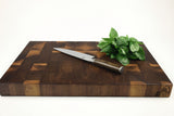 Side mid-angle of Proscinium with knife and fruit for scale