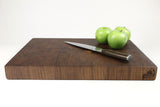 Side mid-angle of Dark Diamonds with knife and fruit for scale