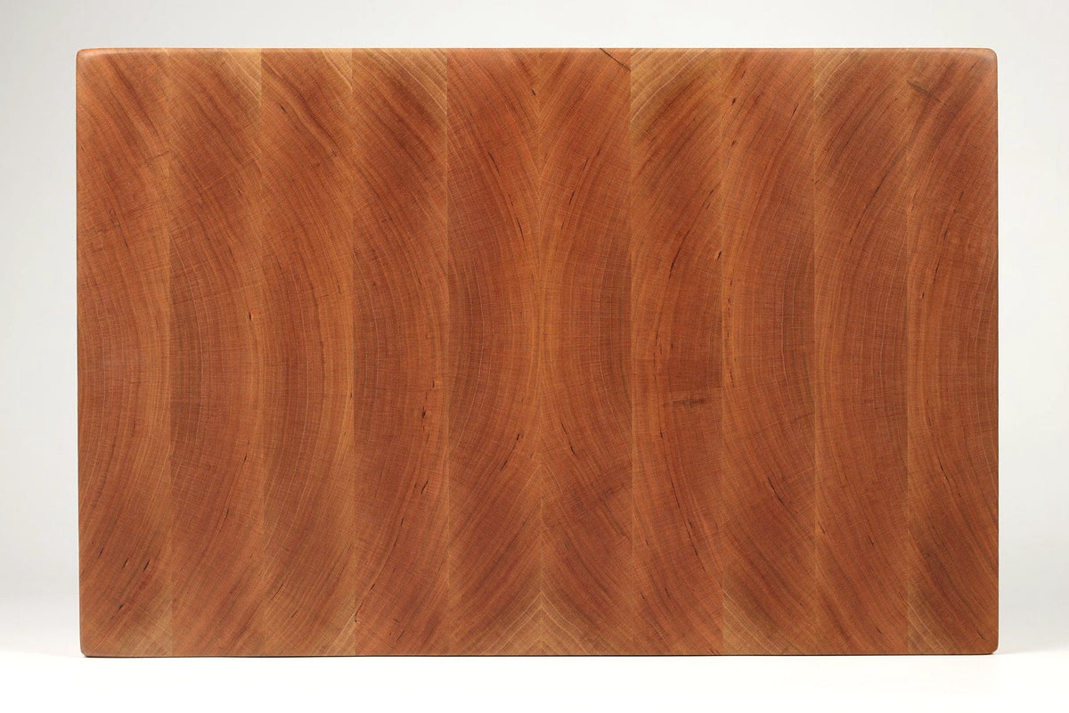 Side view of BoardCherry35 from ~45°, logo facing camera