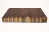 Side view of Walnut Single No. 9 from ~45°, logo facing camera