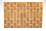 Top-down view of The Maple Standard No. 2 — Maple end-grain cutting board, 14.5″ × 22″ × 2″