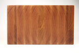 Top-down view of Cherry Slices — Cherry end-grain cutting board, 11″ × 19″ × 2″