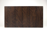 Top-down view of WorkingWalnutXL  — Walnut end-grain cutting board, 12″ × 21.5″ × 2″