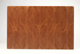 Top-down view of Hearty Cherry — Cherry end-grain cutting board, 12″ × 18″ × 2″