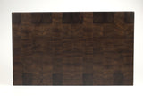 Top-down view of Key Walnut — Walnut end-grain cutting board, 13″ × 21.5″ × 2.25″