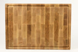 Top-down view of Sweet N' Groovy Maple — Maple end-grain cutting board, 14″ × 20″ × 2.5″